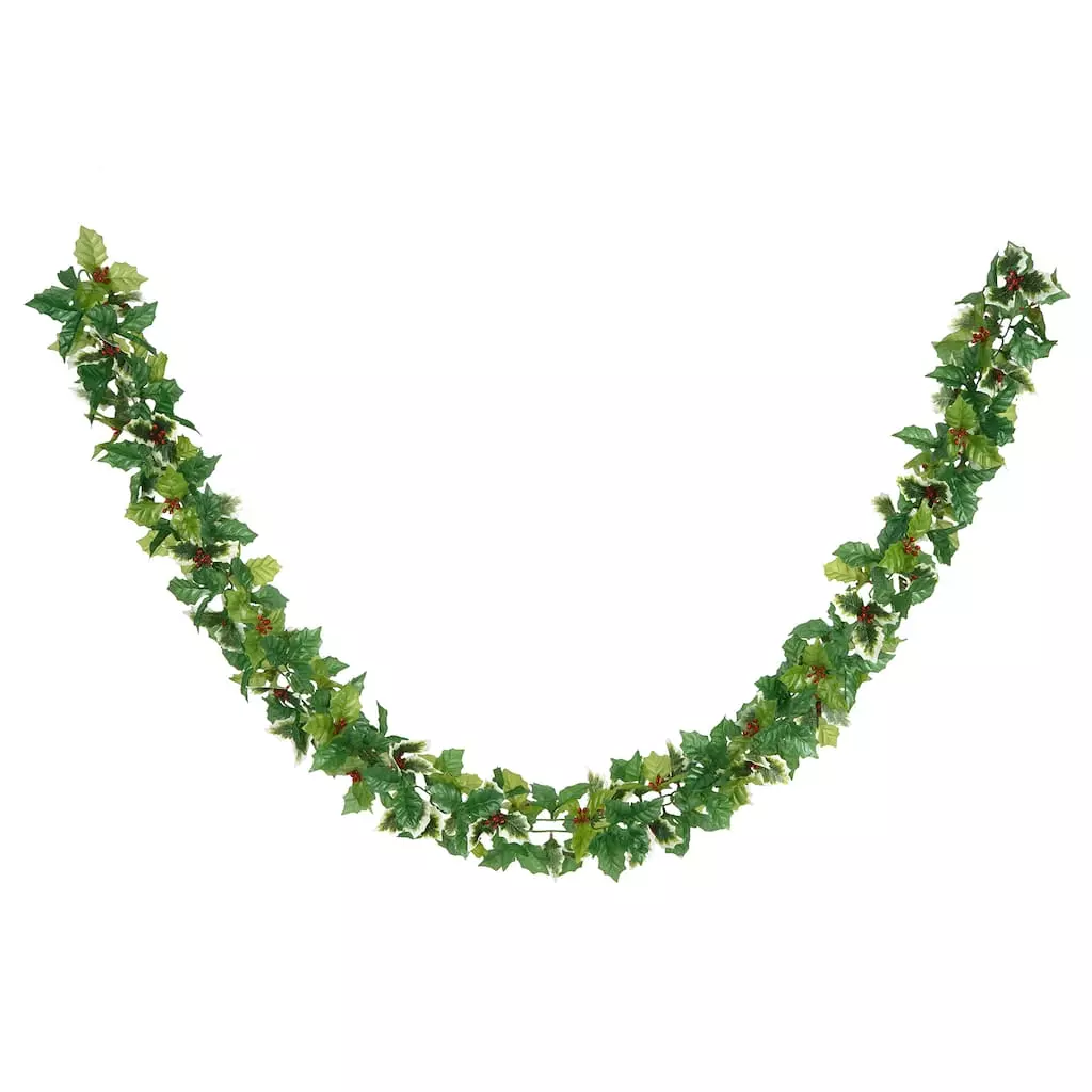 New 💯 6ft. Holly Berry Chain Garland by Ashland® ✔️ 4 New 💯 6ft. Holly Berry Chain Garland by Ashland® ✔️ - Image 2