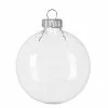 Budget ✔️ Christmas 4ct. 3" Clear Glass Disc Ornaments by Michaels 🔔 -Ashland Sale Store 10674918 1