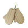 Coupon ⭐ 4" Unfinished Wood Mittens Ornament by Michaels ❤️
