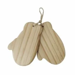 Coupon ⭐ 4" Unfinished Wood Mittens Ornament by Michaels ❤️