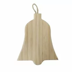 Buy 😀 4.5" Unfinished Wood Bell Ornament by Michaels 💯