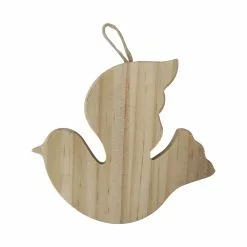 Hot Sale 🌟 4.5" Unfinished Wood Dove Ornament by Michaels 🎉