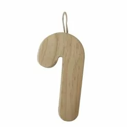 Best deal 😀 4.5" Unfinished Wood Candy Cane Ornament by Michaels 🔔