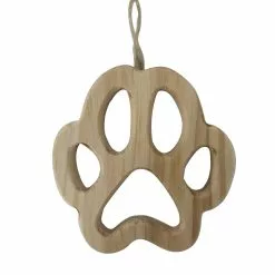 Deals 👍 4" Unfinished Wood Paw Print Ornament by Michaels ✔️