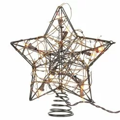 Promo ✔️ 11" Lighted Grapevine Star Tree Topper by Ashland® ❤️ -Ashland Sale Store 10675036 2
