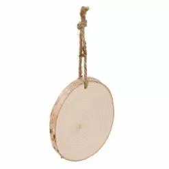 Brand new 🎉 4" Unfinished Birch Round Ornament by Michaels ⌛ -Ashland Sale Store 10675170 2