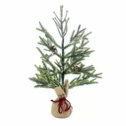 Discount 🧨 24" Pine Tree with Pinecones & Snow in Burlap Bag by Ashland® ✨ -Ashland Sale Store 10675200