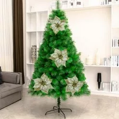 Deals 🤩 Gold Glitter Poinsettia Clip by Ashland® 🎉 -Ashland Sale Store 10675744 3