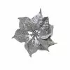 Budget 🔔 Silver Glitter Poinsettia Clip by Ashland® 😍 -Ashland Sale Store 10675750 1