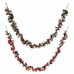 Flash Sale 😀 Assorted 6ft. Fabric Tie Garland by Ashland® 🎁