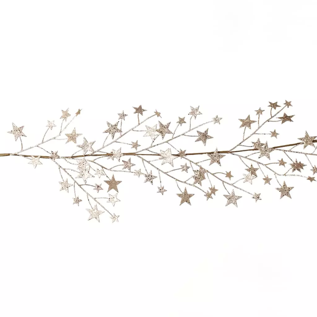 Best Pirce 👍 6ft. Metallic Glitter Star Garland by Ashland® 🔥 5 Best Pirce 👍 6ft. Metallic Glitter Star Garland by Ashland® 🔥 - Image 3