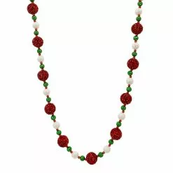 Best deal ❤️ 6ft. Red, Green & White Glitter Bead & Pom Pom Garland by Ashland® ✨