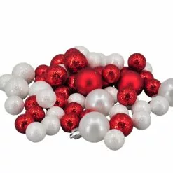 Wholesale ⌛ Glittery Red & White Decorative Ball Filler by Ashland® 👏