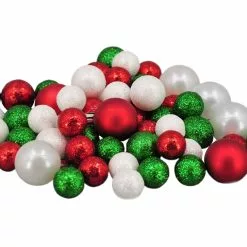 Best Sale 👏 Glittery Green, White & Red Decorative Ball Filler by Ashland® 🤩