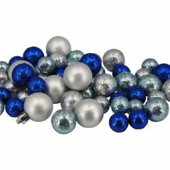 Outlet 🔔 Glittery Blue & Silver Decorative Ball Filler by Ashland® 🔔