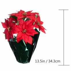 Top 10 👏 Red Potted Poinsettia with Green Foil by Ashland® 👍 -Ashland Sale Store 10676022 3