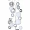 Budget ❤️ 6ft. Silver & White Ball Ornament Garland by Ashland® 🎁 -Ashland Sale Store 10676041 1