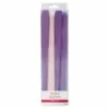 Flash Sale 👍 Christmas Purple & Pink Taper Candles by Ashland®, 4ct. ⭐