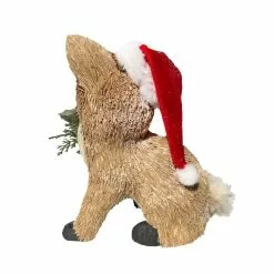 Discount 🎉 9" Fox with Santa Hat Natural Décor Accent by Ashland® 😍 -Ashland Sale Store 10676178 2