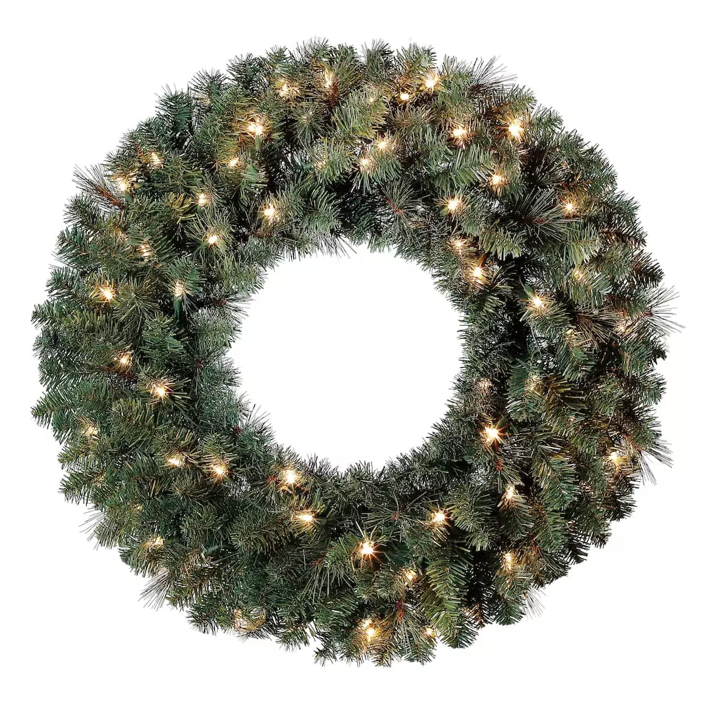 New 💯 30" Pre-Lit Mixed Pine Wreath by Ashland® ✨ 3 New 💯 30" Pre-Lit Mixed Pine Wreath by Ashland® ✨