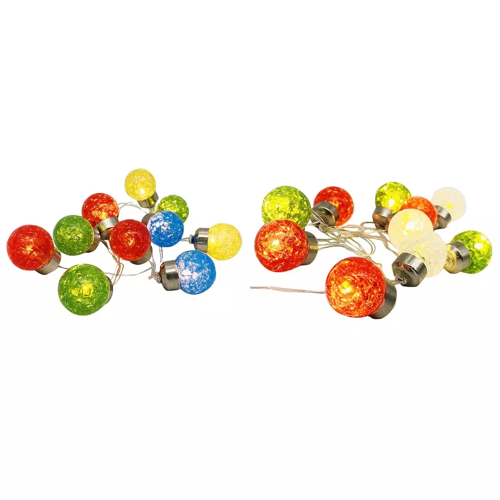 Top 10 🎁 Assorted 10 ct. Multicolor Cracked Bulb LED String Lights by Ashland® 🥰 3 Top 10 🎁 Assorted 10 ct. Multicolor Cracked Bulb LED String Lights by Ashland® 🥰