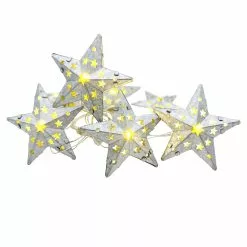 Discount 🎉 Assorted 10ct. Warm White Pierced Metal Star LED Crafting Lights by Ashland® 🔥 -Ashland Sale Store 10676617 3