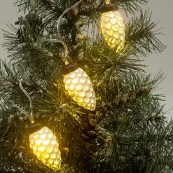 Best reviews of 💯 8ct. White Pinecone LED Crafting Lights by Ashland® ⭐ -Ashland Sale Store 10677022 4