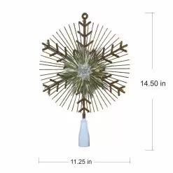 Cheapest ⭐ 14.5" Gold Lighted Tinsel Starburst Tree Topper by Ashland® 🎉 -Ashland Sale Store 10677090 4