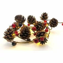 Best deal ⭐ Assorted 18ct. LED Red Berry & Pinecone Garland Crafting String Lights by Ashland® 😍 -Ashland Sale Store 10677239 3