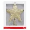 Promo 👍 12.5" Gold Glitter Star Lighted Kaleidoscope Tree Topper by Ashland® ✔️ -Ashland Sale Store 10677703 1