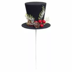 New 😀 Black Hat Pick with Pinecone & Berries by Ashland® 😀