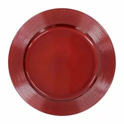 Buy ⌛ Red Glitter Beaded Charger Plate by Ashland® 🛒