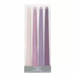 Top 10 ❤️ 12 Packs: 4 ct. (48 total) 10" Mixed Purple Taper Candles by Ashland® ✨