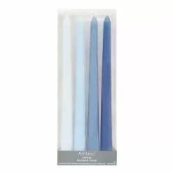 Promo 🔔 10" Mixed Blue Taper Candles by Ashland®, 4ct. 🎉