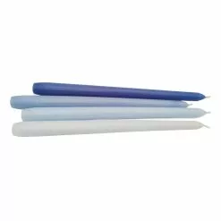 Cheapest ✨ 12 Packs: 4 ct. (48 total) 10" Mixed Blue Taper Candles by Ashland® 😀 -Ashland Sale Store 10687935 4 1