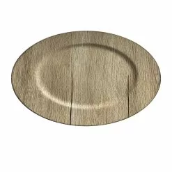 Cheapest 💯 13" Gray Woodgrain Charger by Ashland® ⌛ -Ashland Sale Store 10688160 2 1