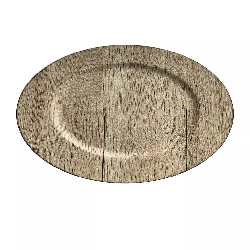 Brand new 🥰 12 Pack: 13" Gray Woodgrain Charger by Ashland® 👍 5 Brand new 🥰 12 Pack: 13" Gray Woodgrain Charger by Ashland® 👍 - Image 3