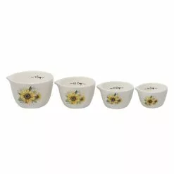 Best reviews of ✔️ Sunflower Ceramic Measuring Cup Set by Ashland® ⭐