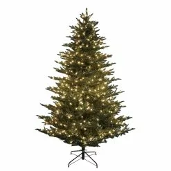 Budget ✔️ 7.5ft. Pre-Lit Fraser Fir Artificial Christmas Tree, Clear Lights by Ashland® 🛒