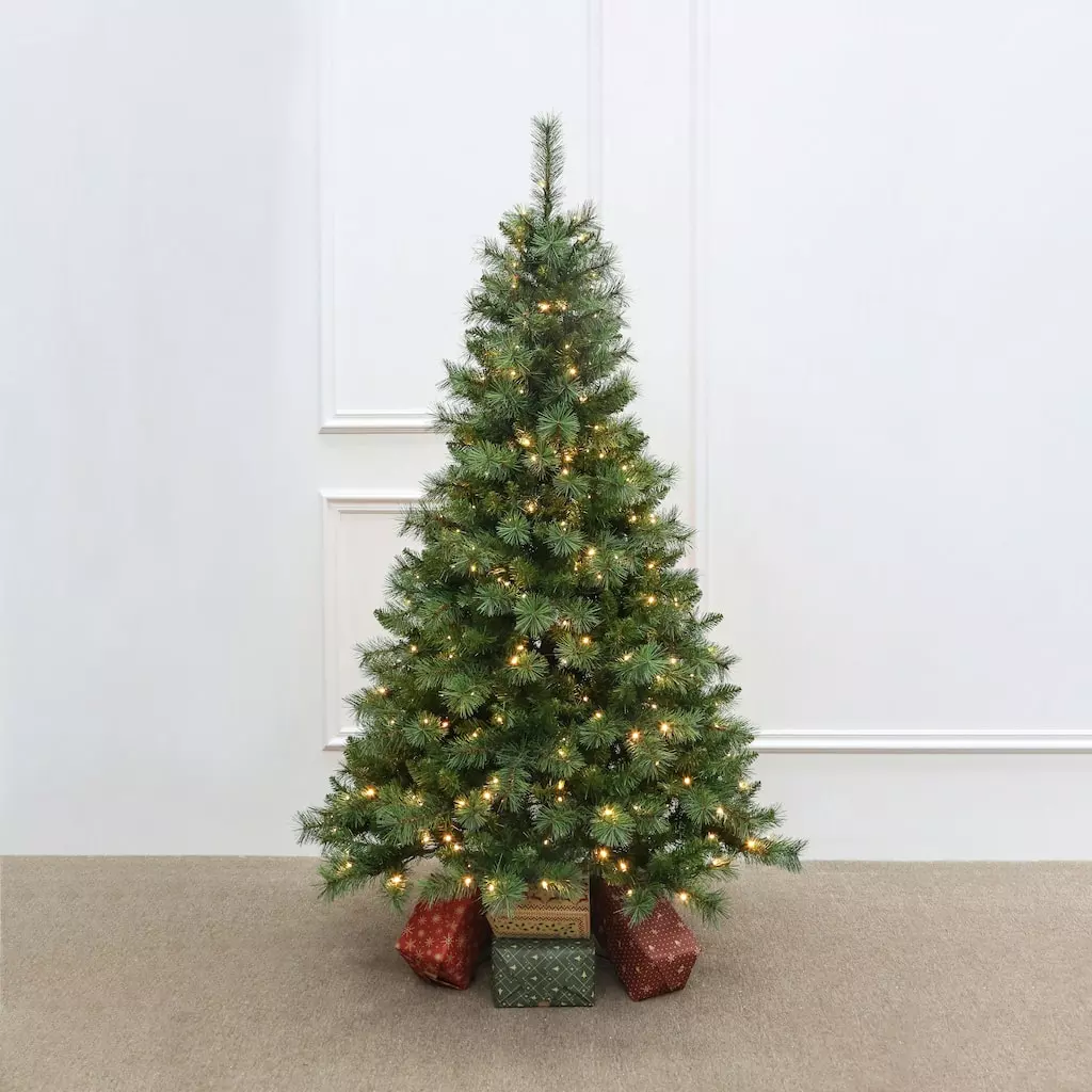 Best Sale ✨ 6ft. Pre-Lit Pioneer Pine Artificial ❄ Christmas Tree, Clear Micro LED Lights by Ashland® 🤩 4 Best Sale ✨ 6ft. Pre-Lit Pioneer Pine Artificial ❄ Christmas Tree, Clear Micro LED Lights by Ashland® 🤩 - Image 2