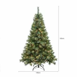 Best Sale ✨ 6ft. Pre-Lit Pioneer Pine Artificial ❄ Christmas Tree, Clear Micro LED Lights by Ashland® 🤩 9 Best Sale ✨ 6ft. Pre-Lit Pioneer Pine Artificial ❄ Christmas Tree, Clear Micro LED Lights by Ashland® 🤩 -Ashland Sale Store 10694713 3