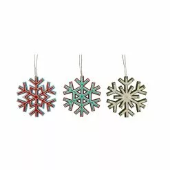 Outlet ⭐ Assorted Wood Snowflake Ornament by Ashland® 😀