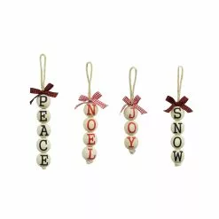 New 🎉 Assorted Christmas Sentiment on Beads Ornament by Ashland® 🔥