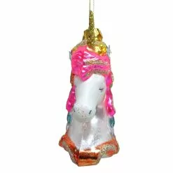 New 🔥 Glass Unicorn Head Ornament by Ashland® 😀 -Ashland Sale Store 10697767 3