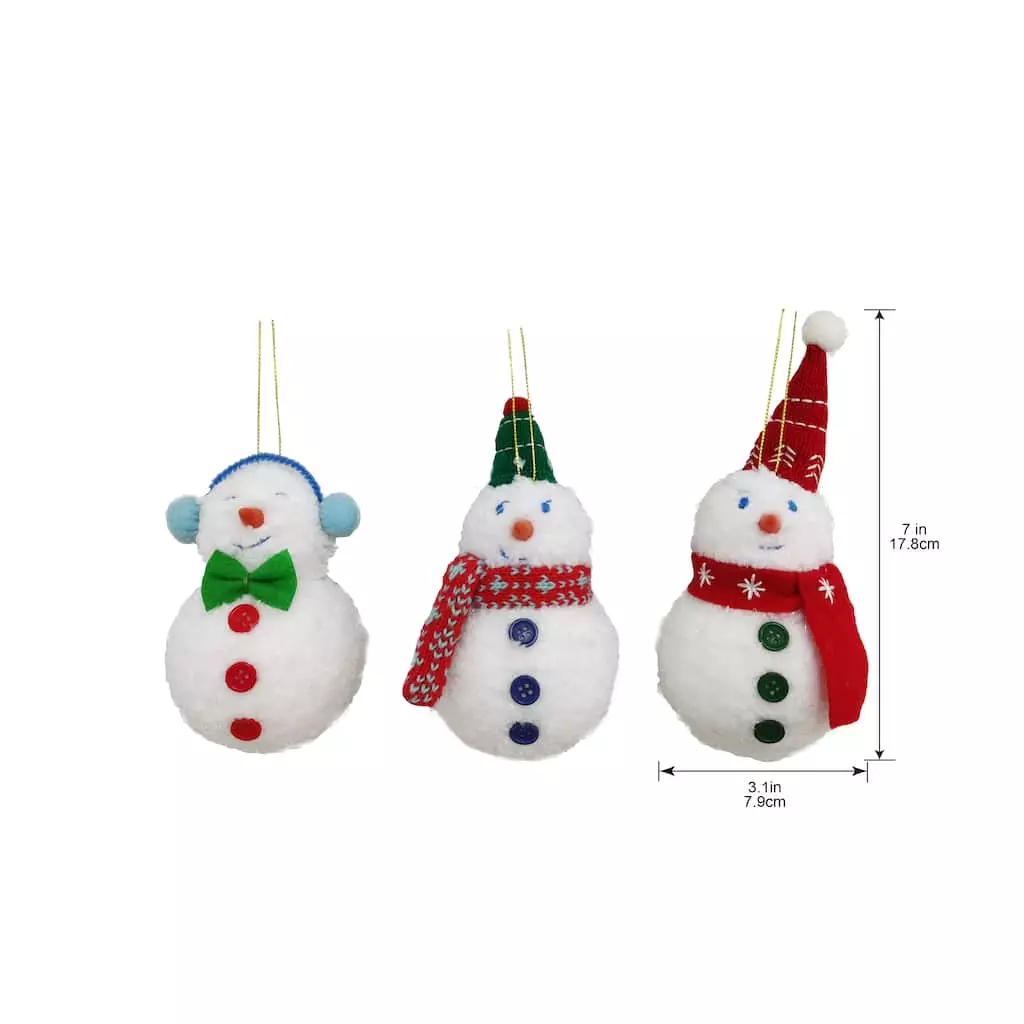 Cheapest 🔥 Assorted Furry Snowman Ornament by Ashland® ❤️ 5 Cheapest 🔥 Assorted Furry Snowman Ornament by Ashland® ❤️ - Image 3