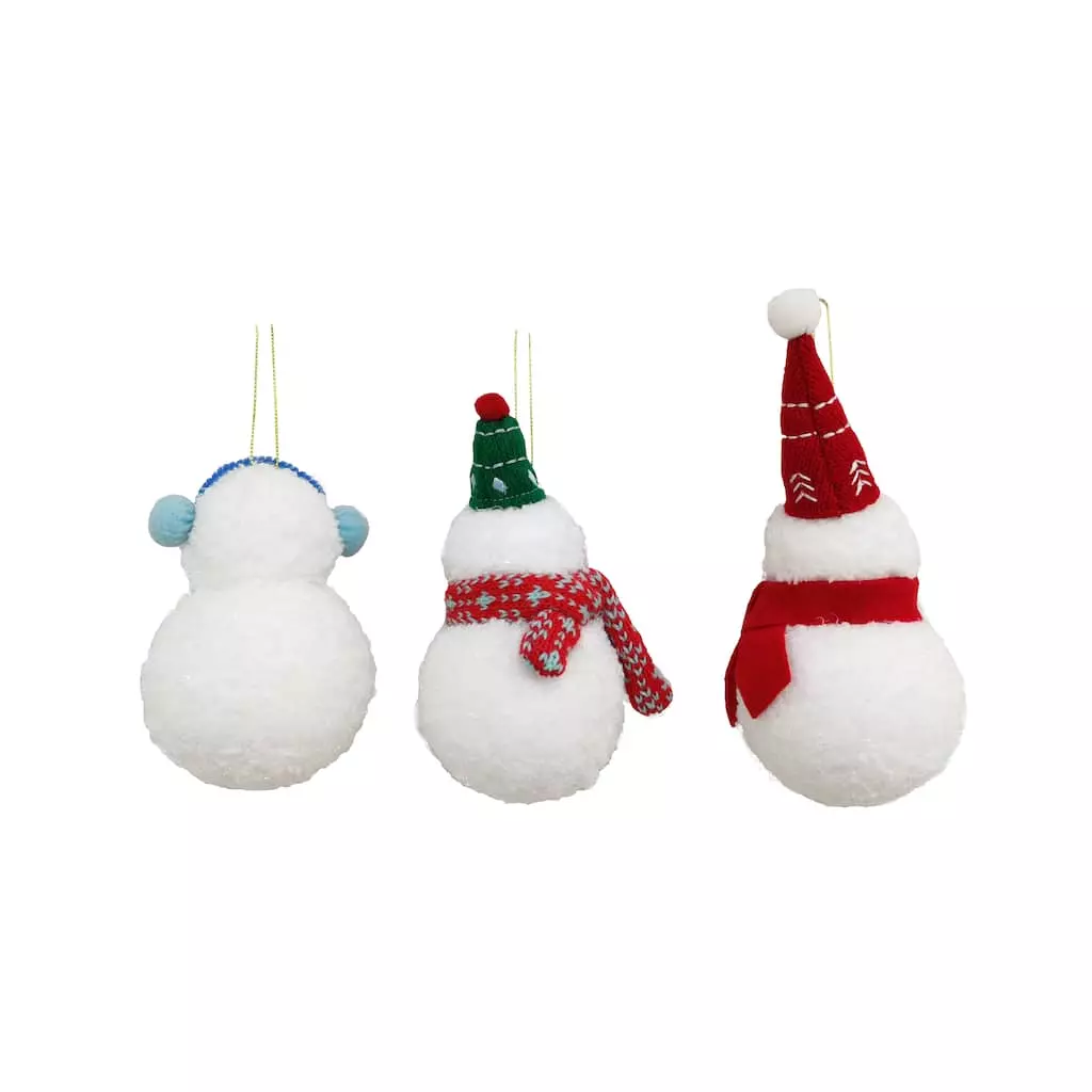 Cheapest 🔥 Assorted Furry Snowman Ornament by Ashland® ❤️ 6 Cheapest 🔥 Assorted Furry Snowman Ornament by Ashland® ❤️ - Image 4
