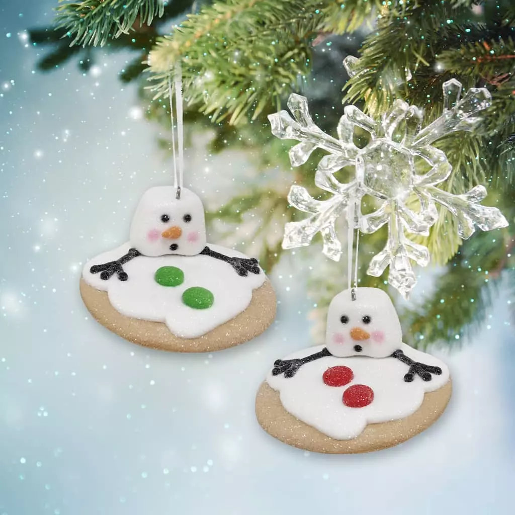 Buy 😀 Assorted Melting Snowman Cookie Ornament by Ashland® ✨ 4 Buy 😀 Assorted Melting Snowman Cookie Ornament by Ashland® ✨ - Image 2