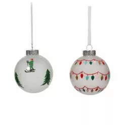Promo 🛒 Assorted Decorated Glass Ball Ornament by Ashland® ❤️ -Ashland Sale Store 10697810 2