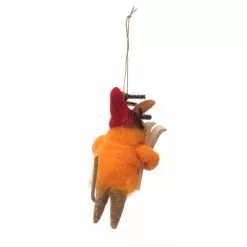 Best deal ⌛ Assorted 5.5" Wool Woodland Critter Ornament by Ashland® 😉 -Ashland Sale Store 10697820 5