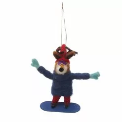 Best deal ⌛ Assorted 5.5" Wool Woodland Critter Ornament by Ashland® 😉 -Ashland Sale Store 10697820 6